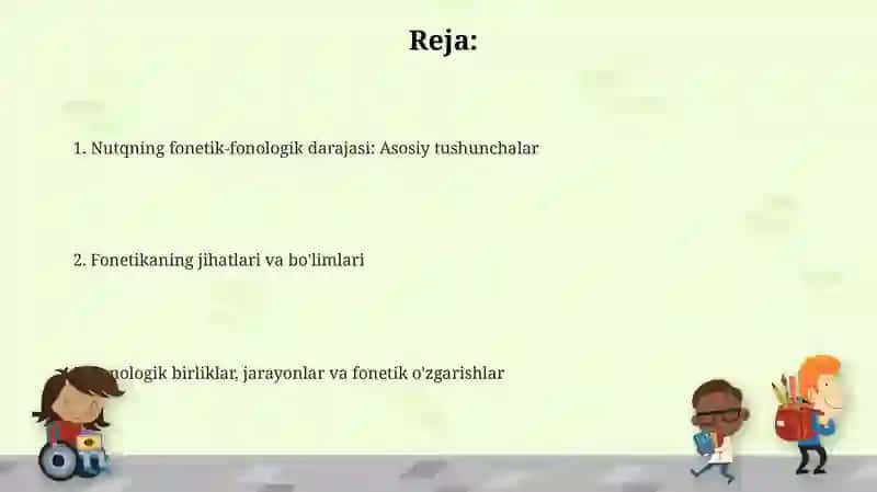 Fonetika va Fonologiyaga Kirish 2