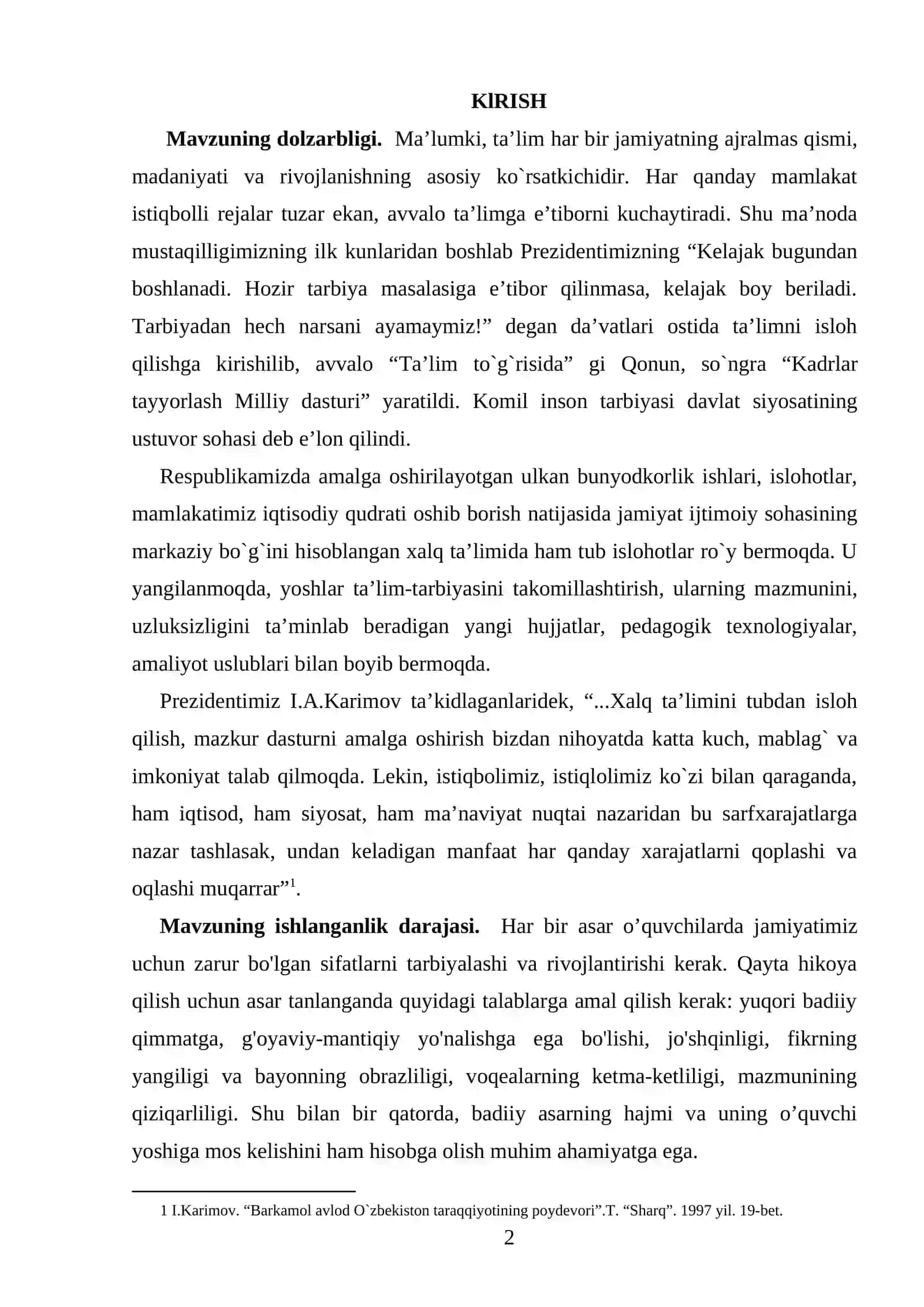 BOLA NUTQINI RIVOJLANTIRISHDA HIKOYA QILISHGA ORGATISH USULLARINING AHAMIYATI 2