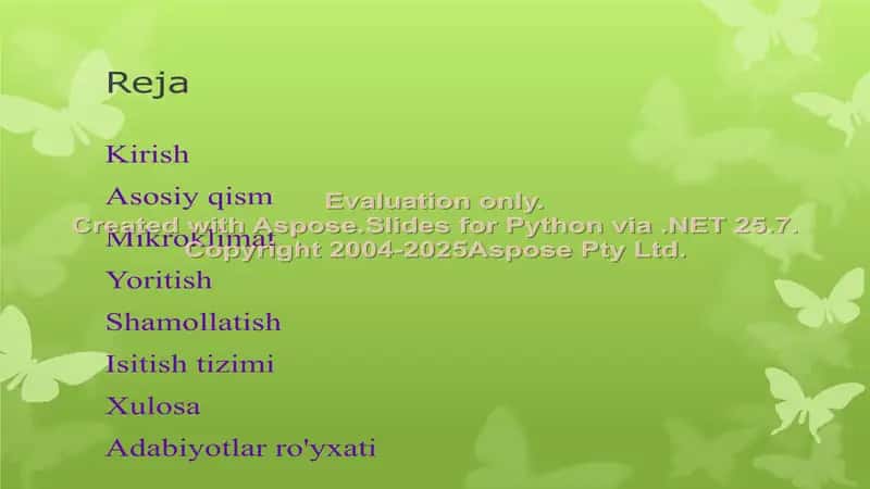 Kasalxonalarda isitish, shamollatish, mikroiqlim va havo muhitining xususiyatlari 2