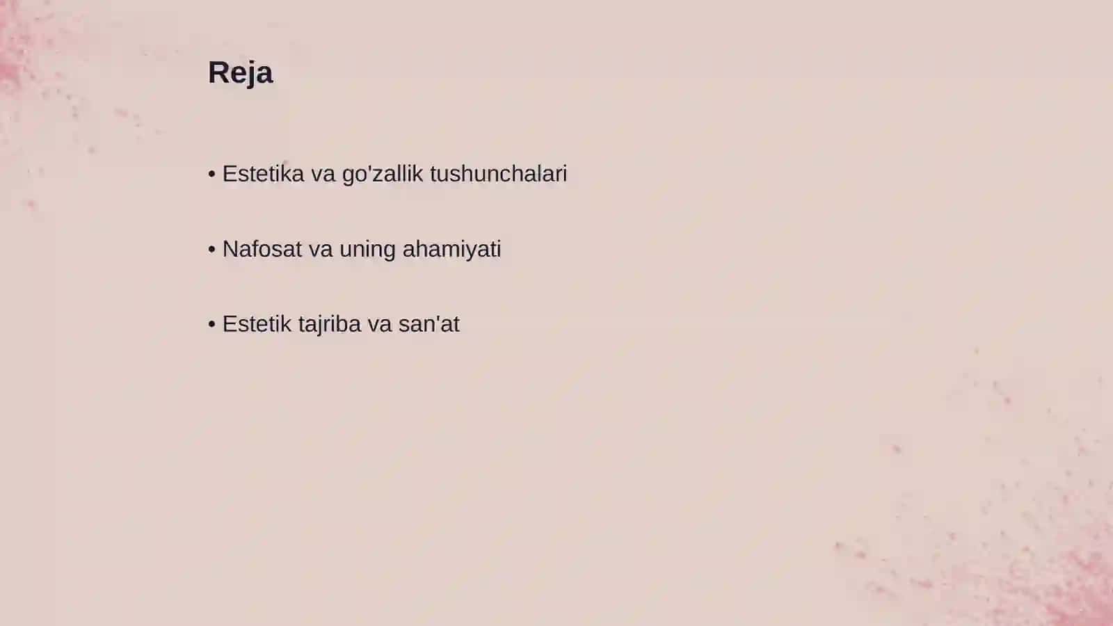 Estetika nafosat falsafasi 2