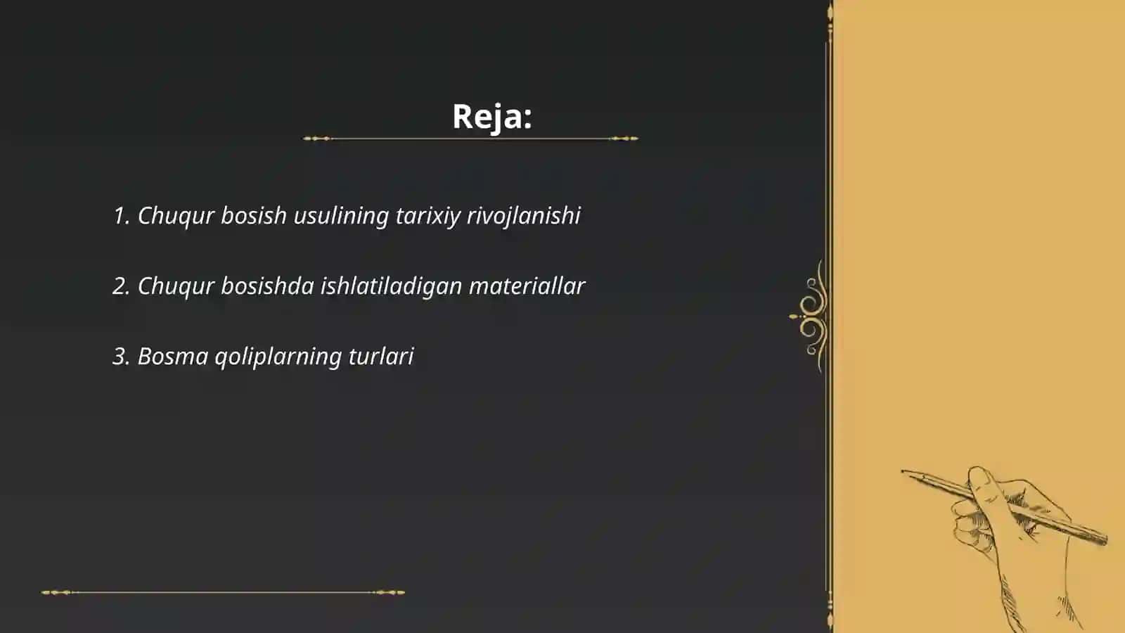 Chuqur bosish usulida ishlatriladigan bosma qolip 2