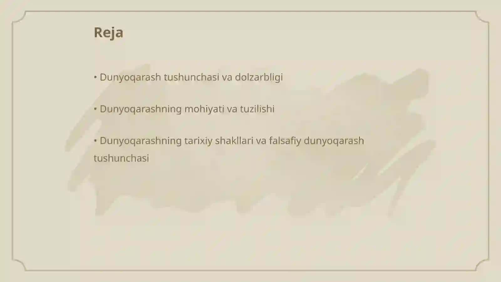 Dunyoqarash va uning asosiy shakllari 2