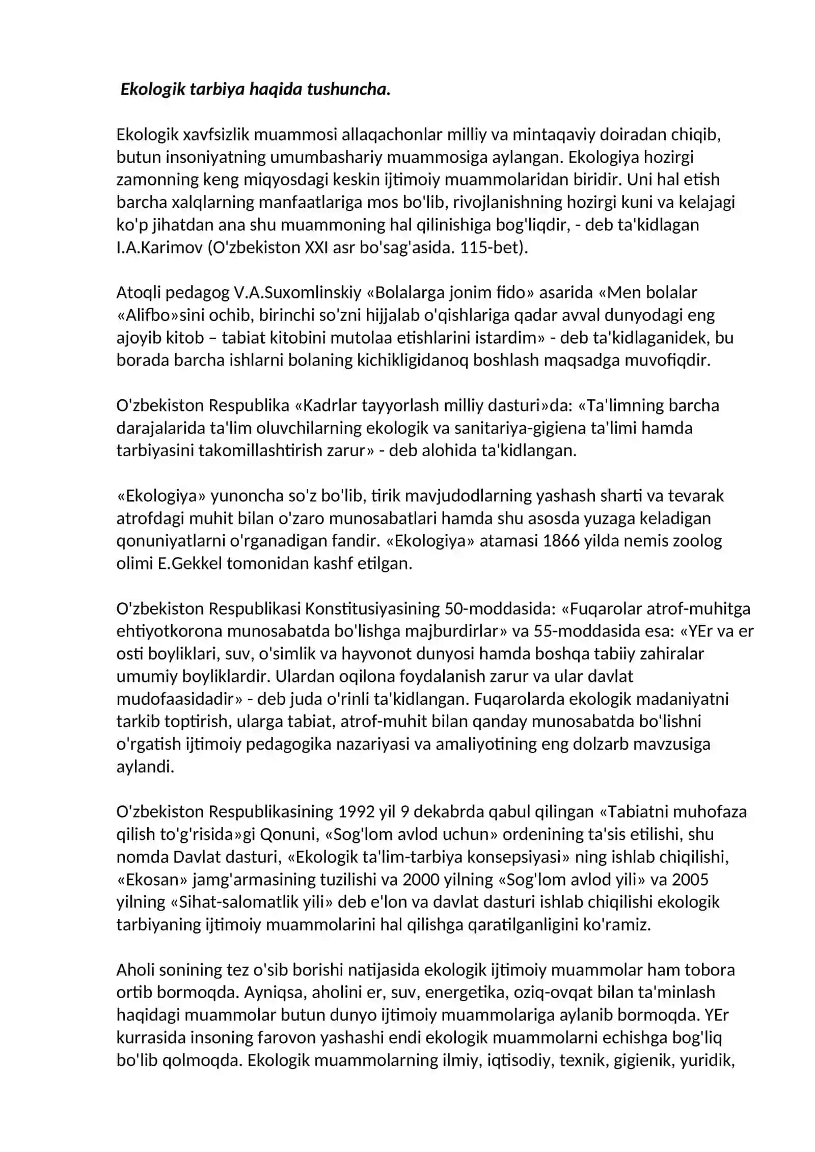 EKOLOGIK TARBIYA ASOSLARI 2