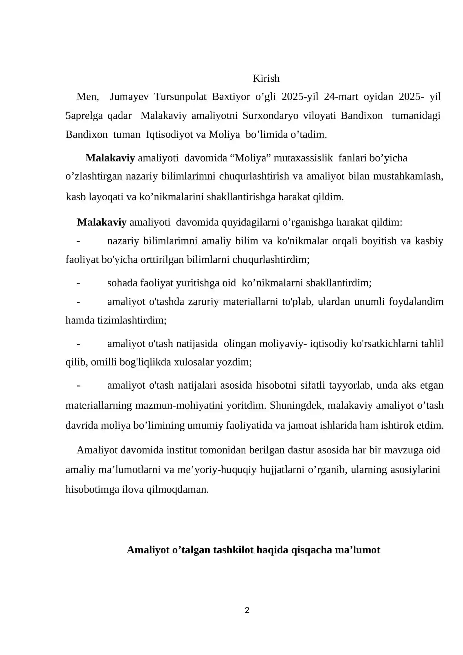 Davlat moliyasini boshqarish 2