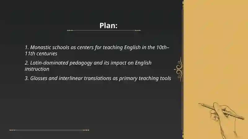 History of trends (changes) in foreign language teaching. (How to teach English X-XI centuries) 2