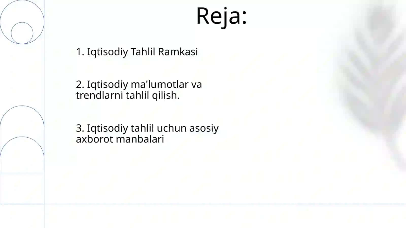 Iqtisodiy tahlil ishlarini tashkil etish va uning axborot manbalari 2
