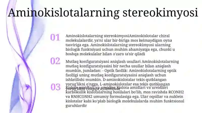 Aminokislotalarning Stereoizomeriyasi, Olinish Usullari 2