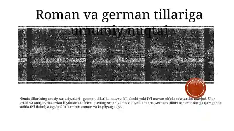 Grammar Structure Of Romance And Germanic Languages 2