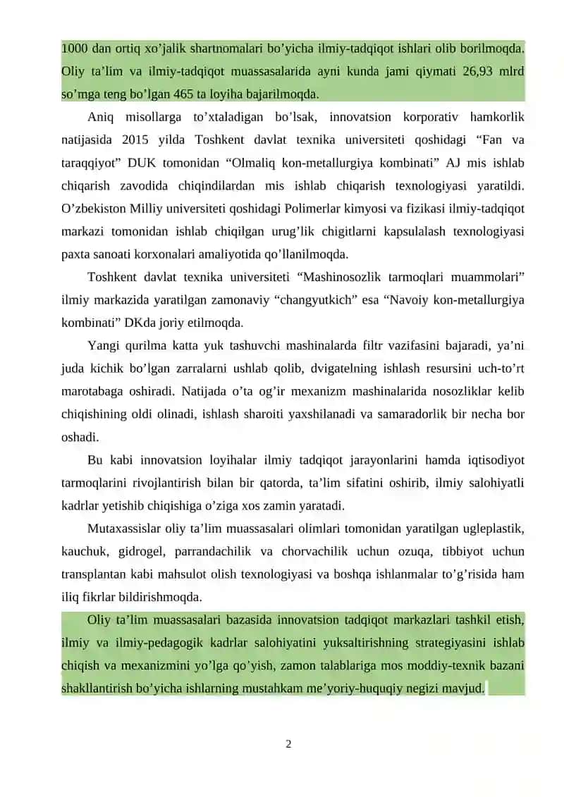 Bitiruvchi talabalarni mutaxassiliklari bo’yicha ishga yo’naltirish, marketing 2