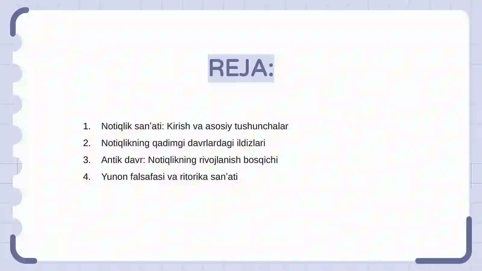 Notiqlik san'ati: Kirish va asosiy tushunchalar 2