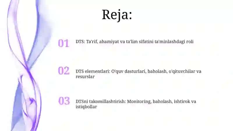 DTS: Ta'rif, ahamiyat va ta'lim sifatini ta'minlashdagi roli 2