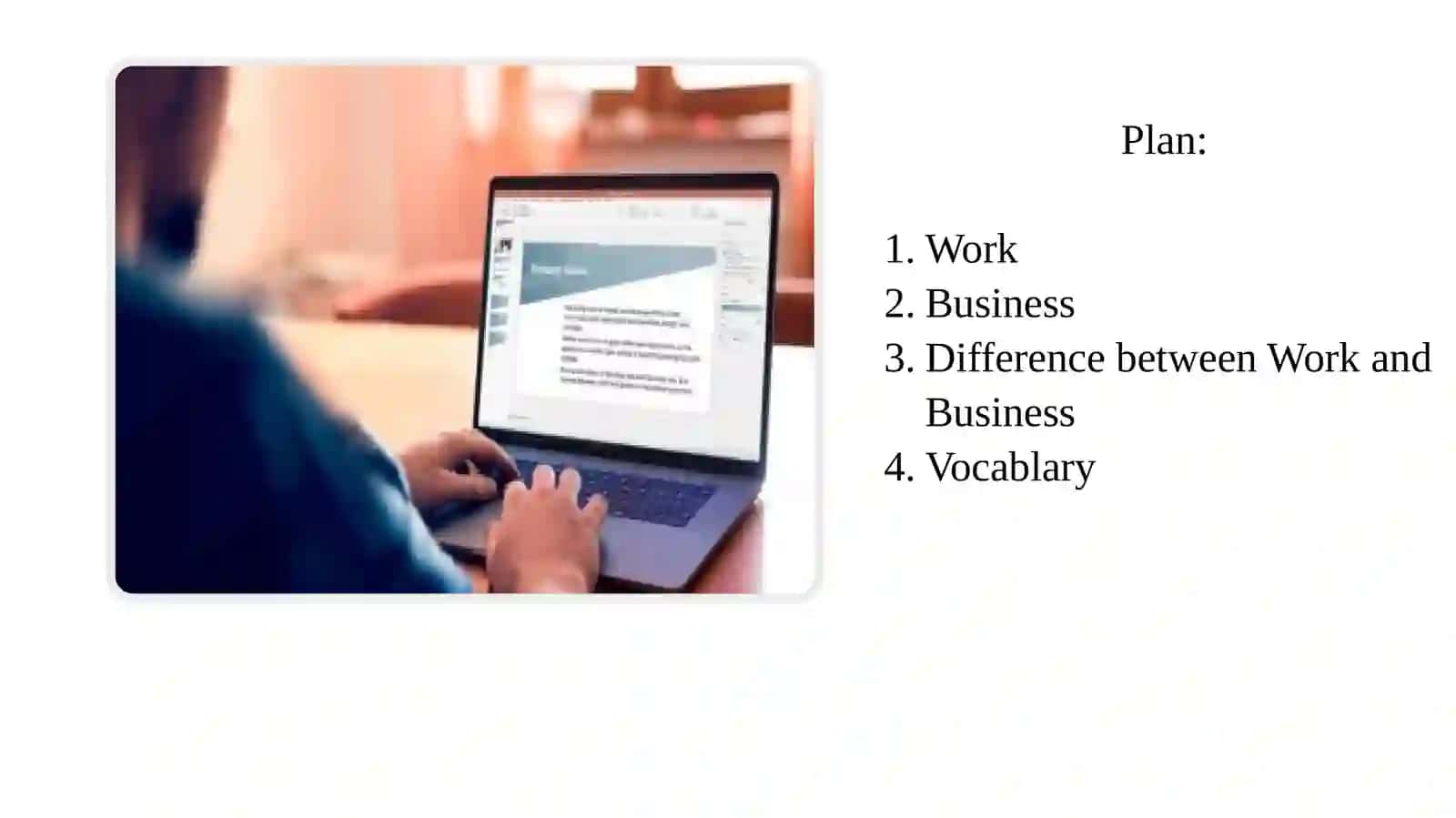 Work and Business 2