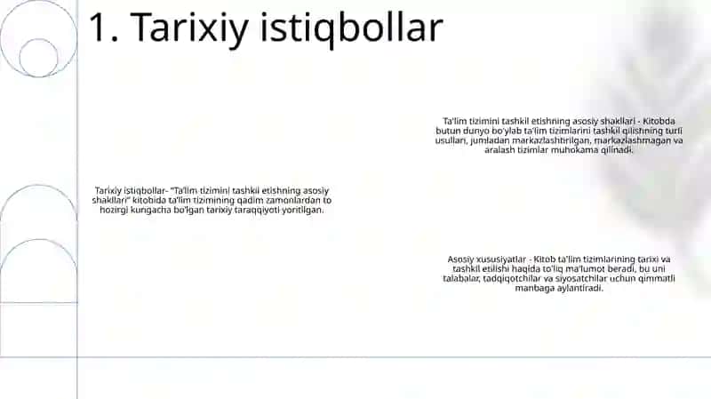 Ta'lim tizimini tashkil etishning asosiy shakllari 2