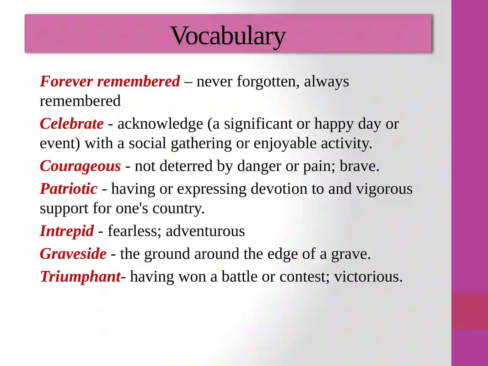 Lesson 3. MemorialDay.Must (have), Must and Have to 2