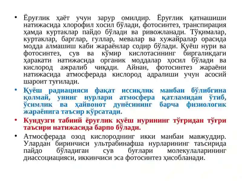 Ўрмон ва ёруғлик 2