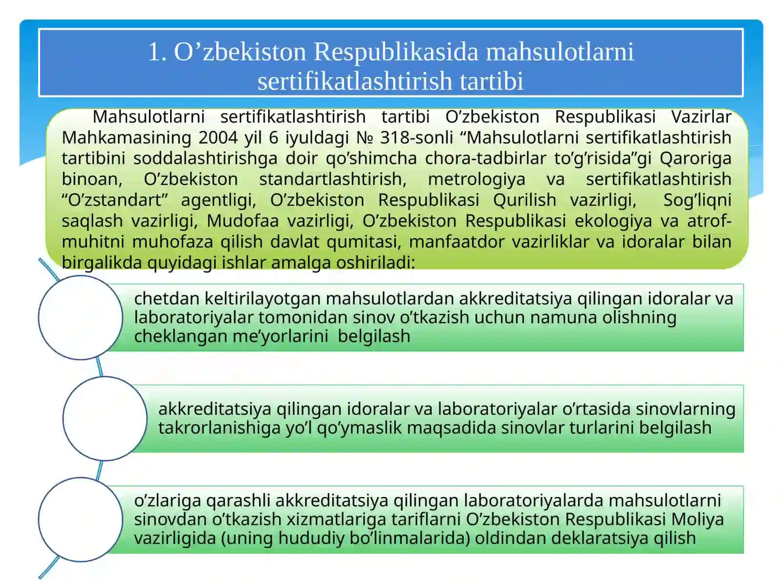 O’zbekistonda sertifikatlashtirish tartibi 2