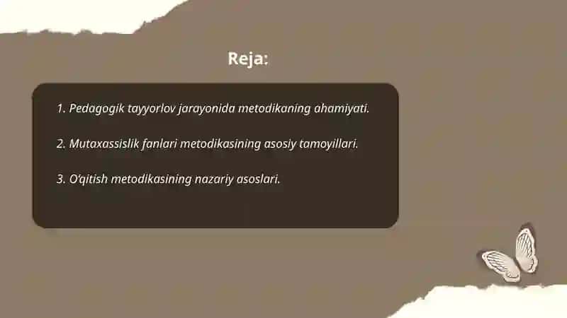 Bo‘lajak o‘qituvchilarni pedagogik faoliyatga tayyorlashda “Mutaxassislik fanlarini o‘qitish metodikasi” fanining o‘rni va roli 2