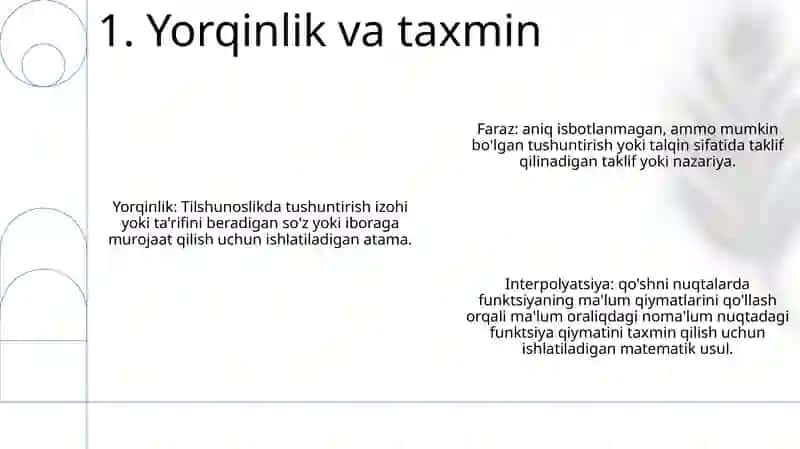 Gloss, Konyektura Va Interpolyasiya 2