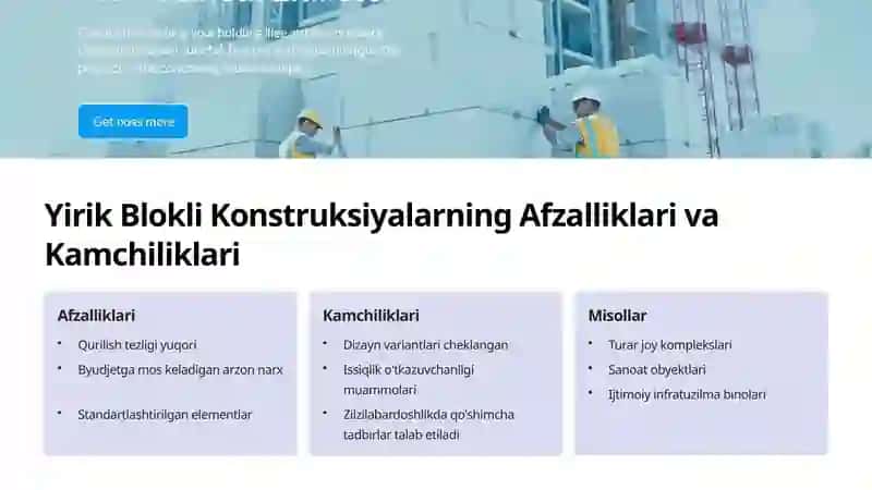 Yirik Blokli Binolarning Konstruktiv Loyihalashga Kirish 2