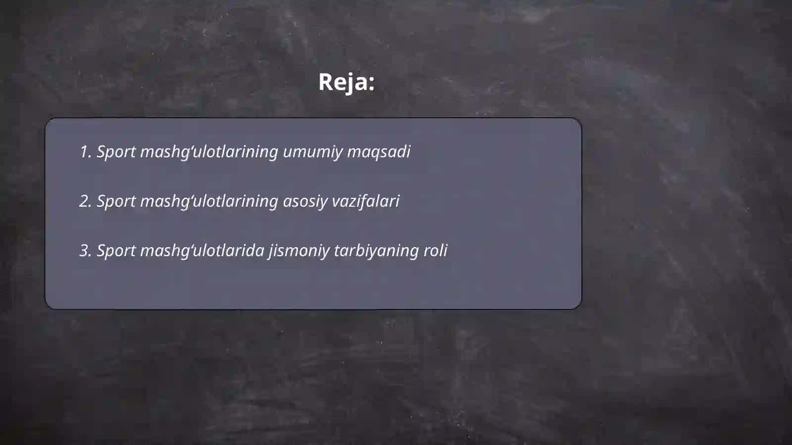 Sport mashg‘ulotlarining maqsadi, vazifalari, vositalari va uslublari 2
