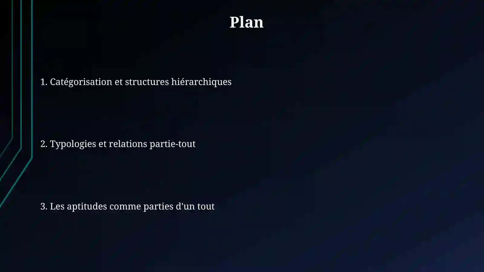 Catégoriser sous relation partie-tout: aptitudes ettypologies 2