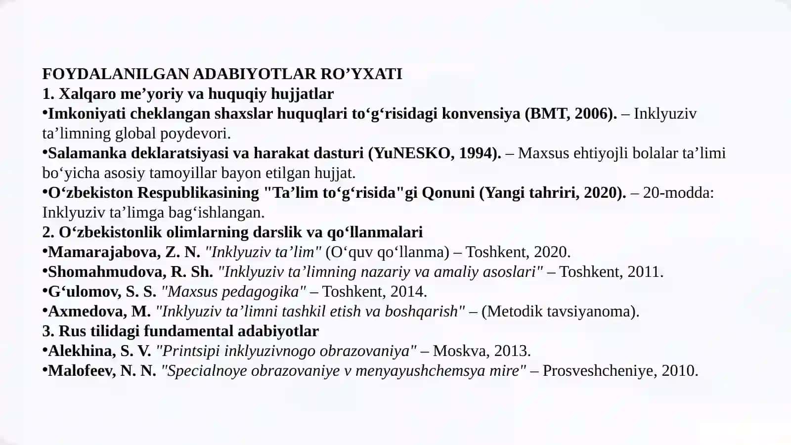 Inklyuziv Ta'limni Boshqarish Tamoyillari: Tenglik va Imkoniyatlar 2