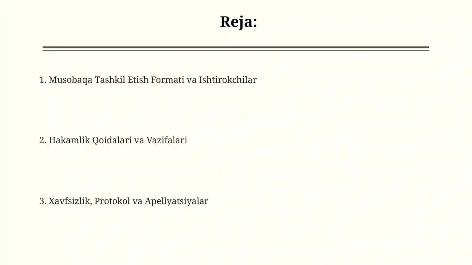 Qo‘l to‘pi bo‘yicha musobaqalarni o‘tkazish usullari va hakamlik qilish 2