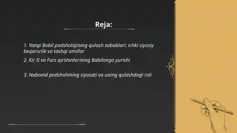 YANGI BOBIL PODSHOLIGINI QULASHI 2
