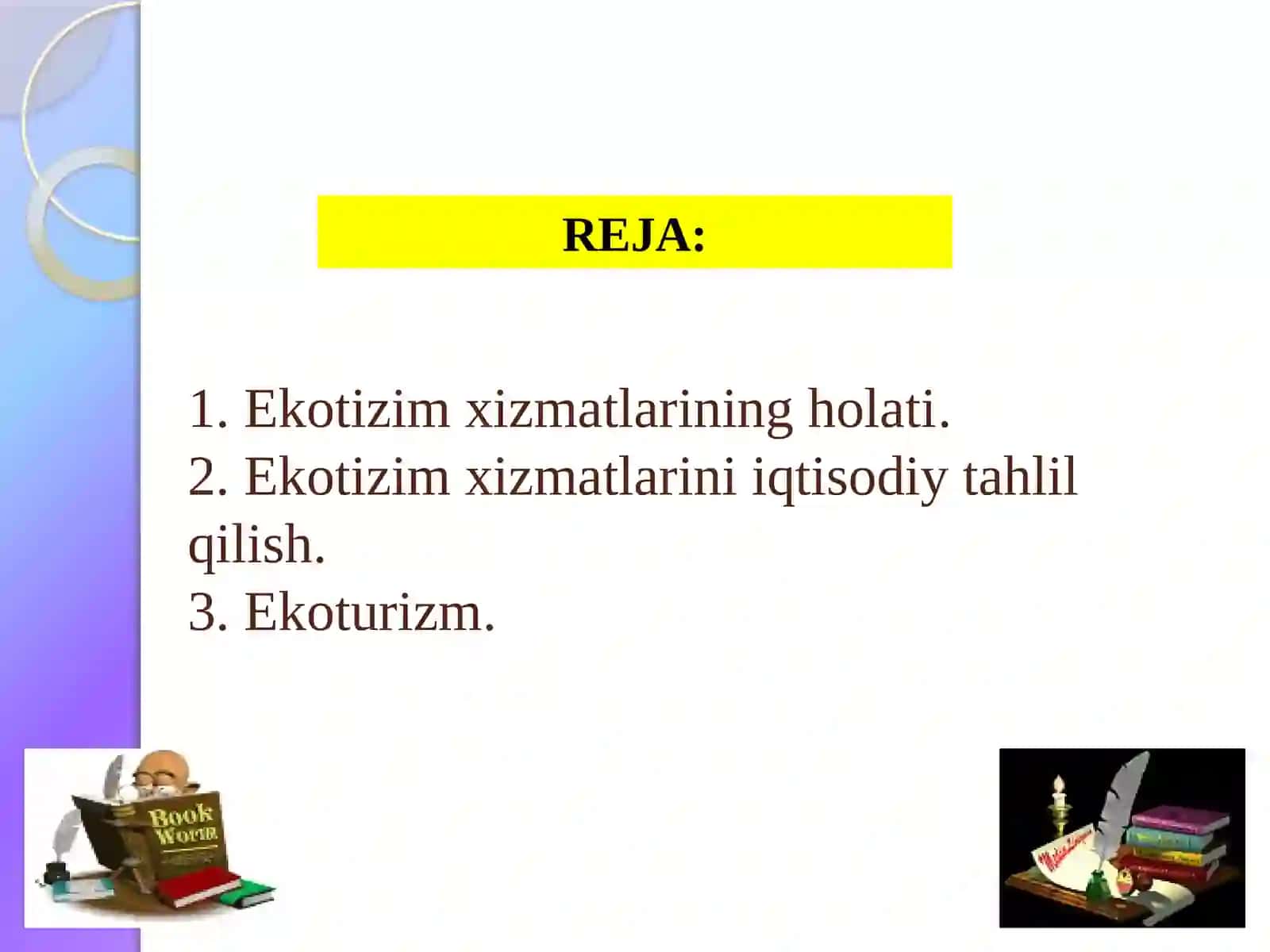 Ekotizim tovarlari va xizmatlari: tabiatga tahdid solish 2
