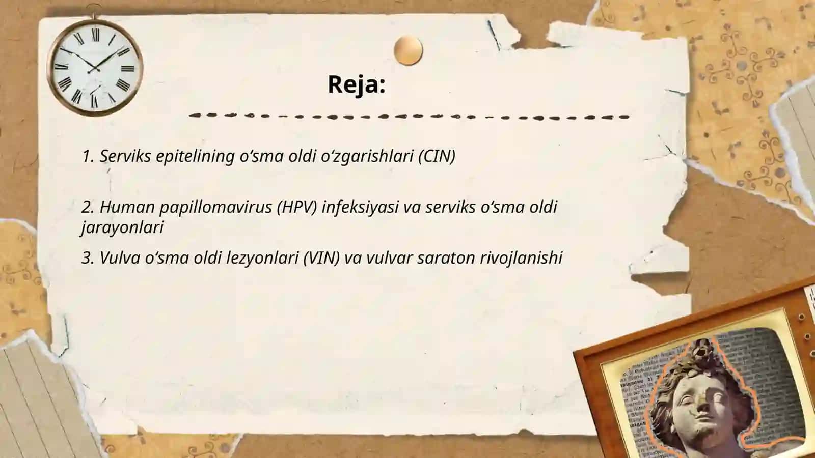 Serviks epitelining oʻsma oldi oʻzgarishlari (CIN) 2