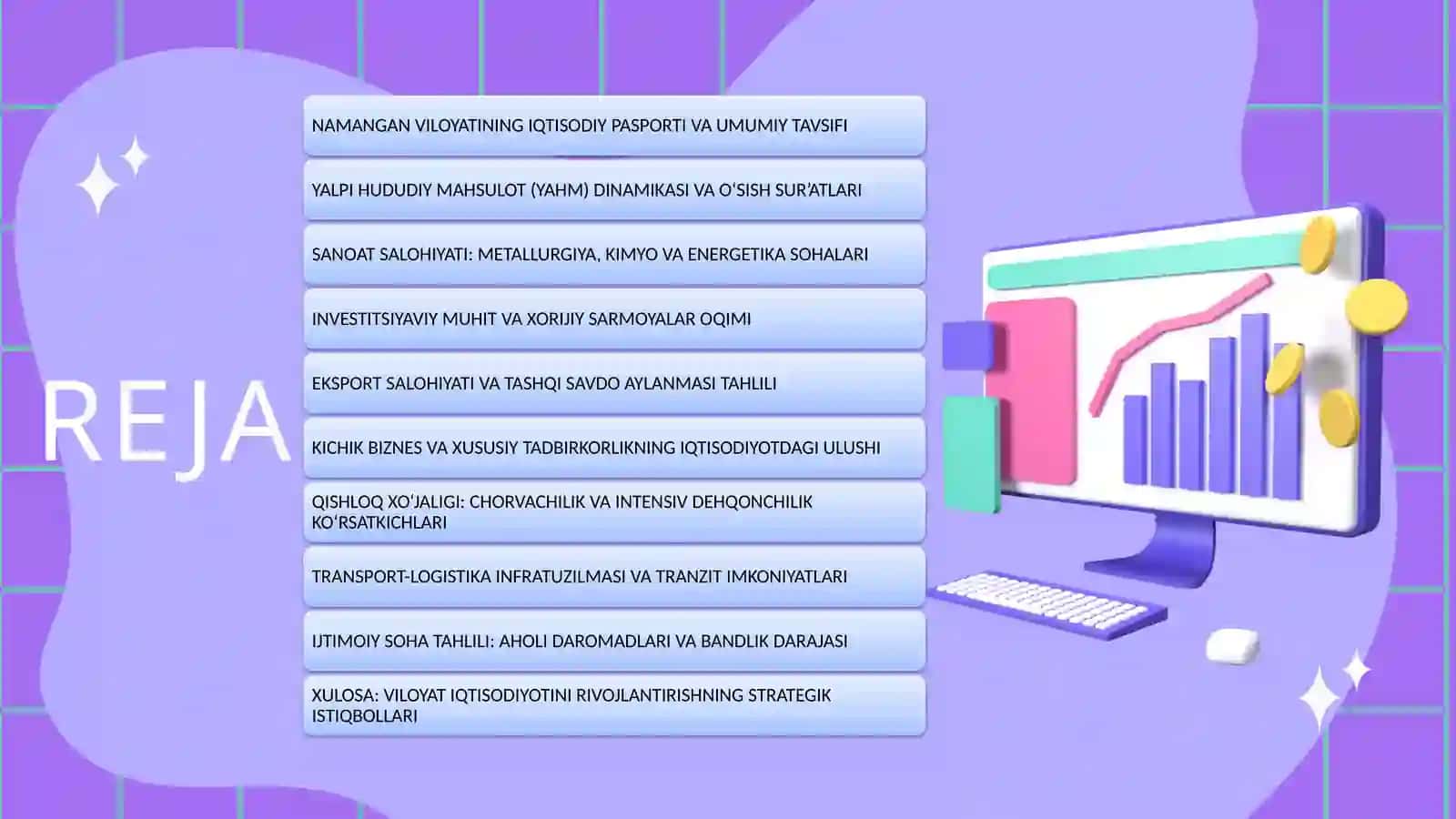 Namangan viloyati iqtisodiy tahlili 2
