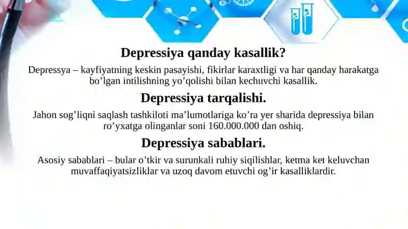 Depressiyaga qarshi dori vositalar 2