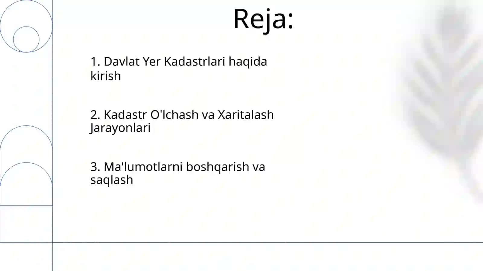 Davlat yer kadastirini yuritish tartibi 2