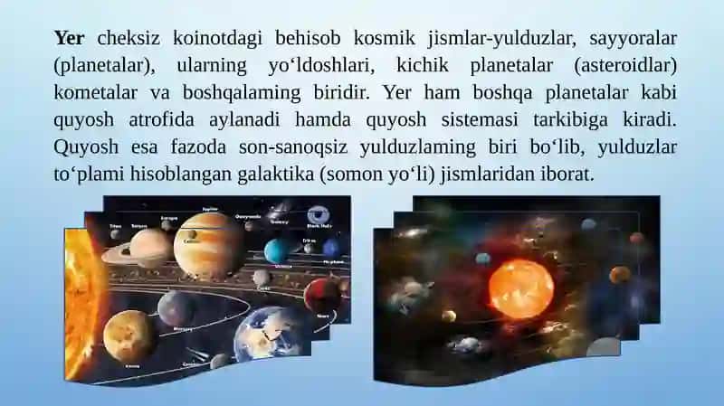 Quyosh Sistemasini O'rganish 2