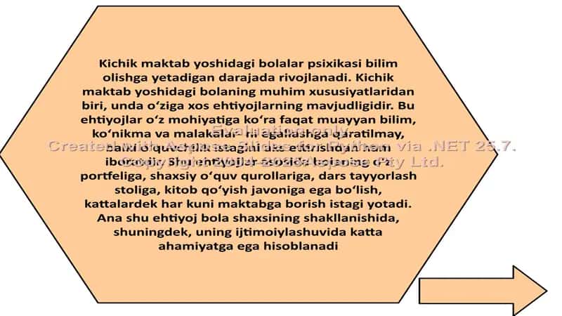 Kichik maktab yoshi davrida psixik rivojlanish xususiyatlari 2