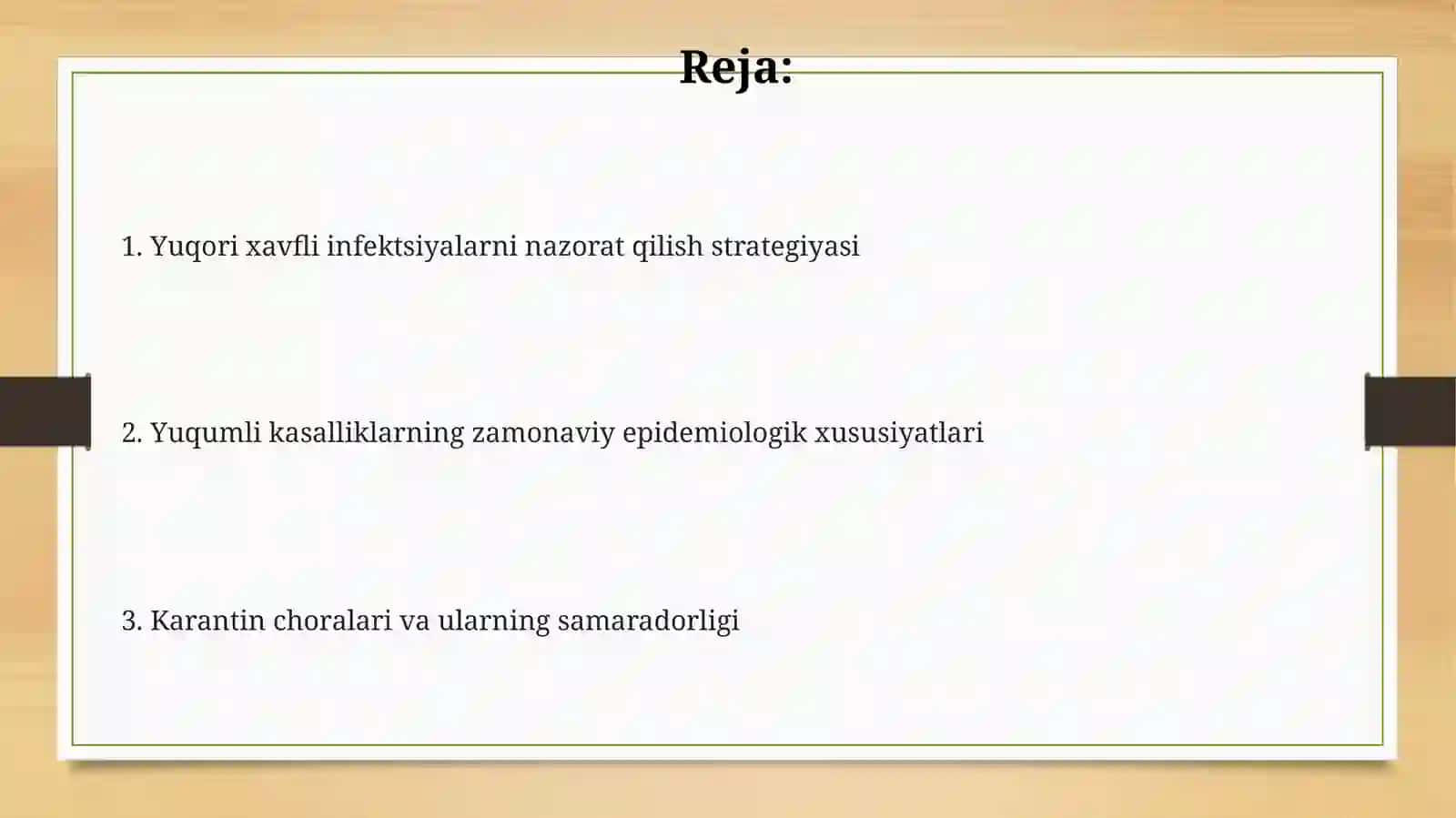 Karantinvaoʻtaxavfliinfeksiyalarningzamonaviyepidemiologiyaxususiyatlari 2