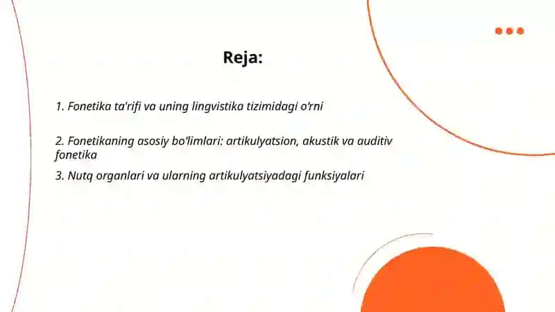 Fonetika haqida umumiy ma’lumot 2
