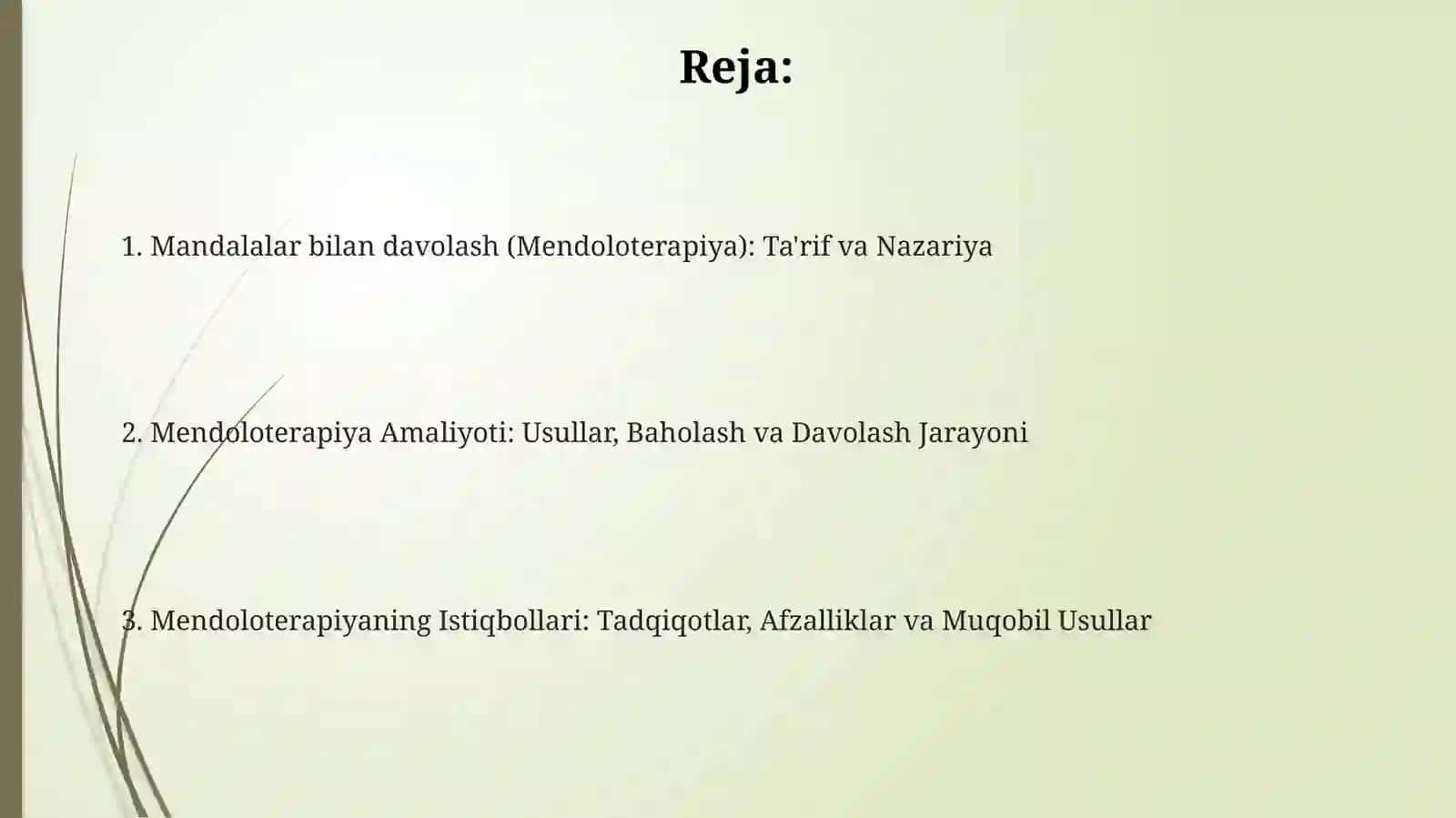 Mandalalar bilan davolash (Mendoloterapiya) 2