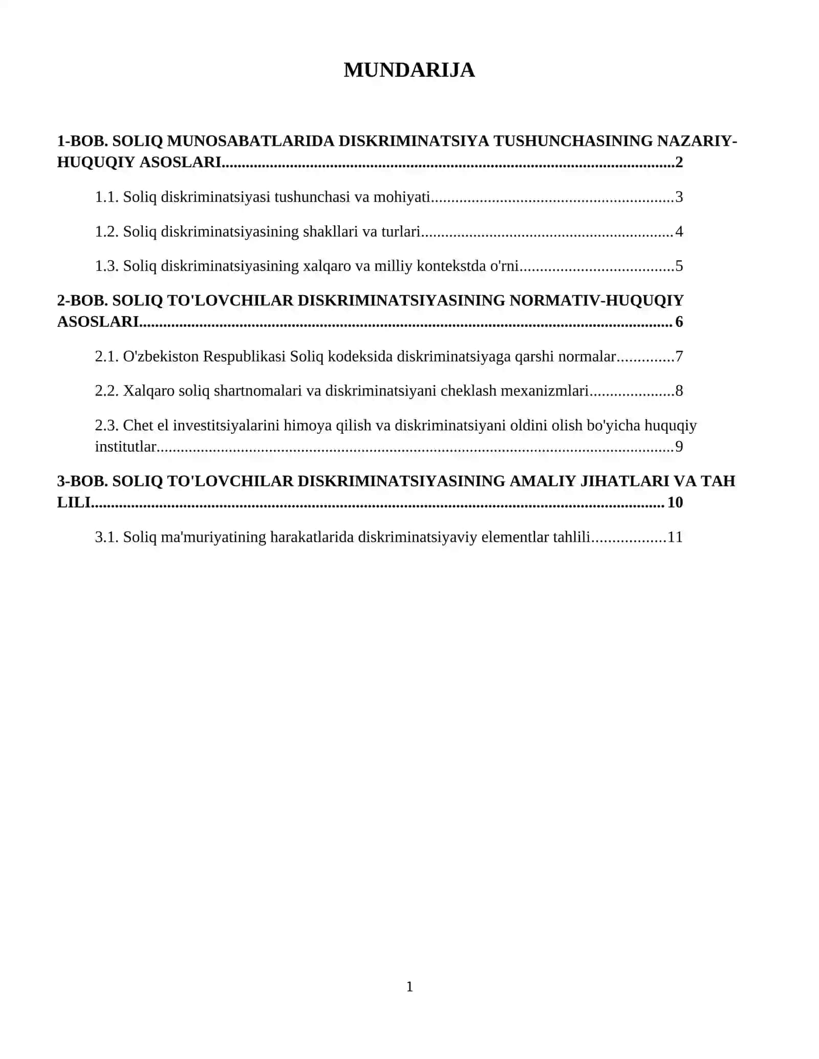 Soliq munosabatlarida soliq to‘lovchilar diskriminatsiyasi tushunchasi va uni oldini olish yo‘llari 2
