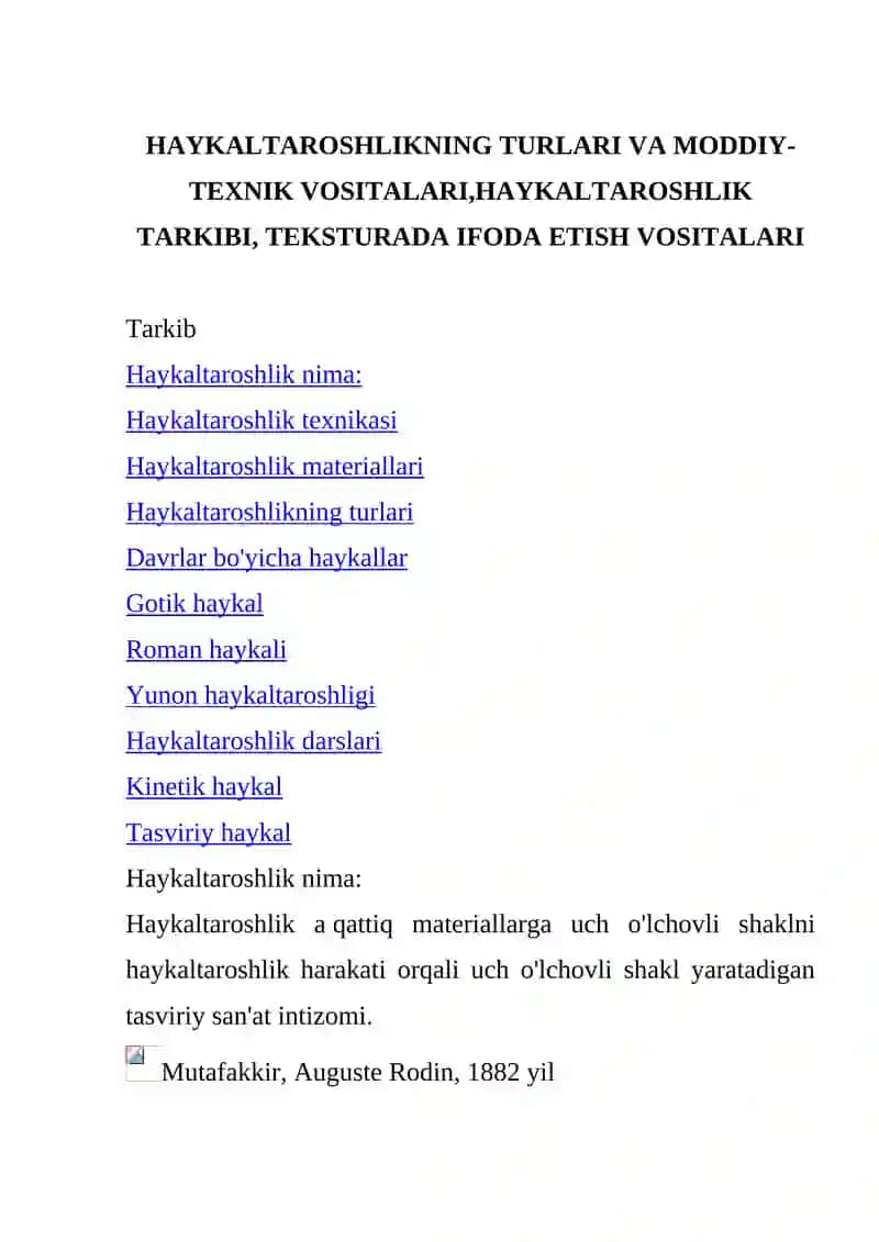 Haykaltaroshlik 2
