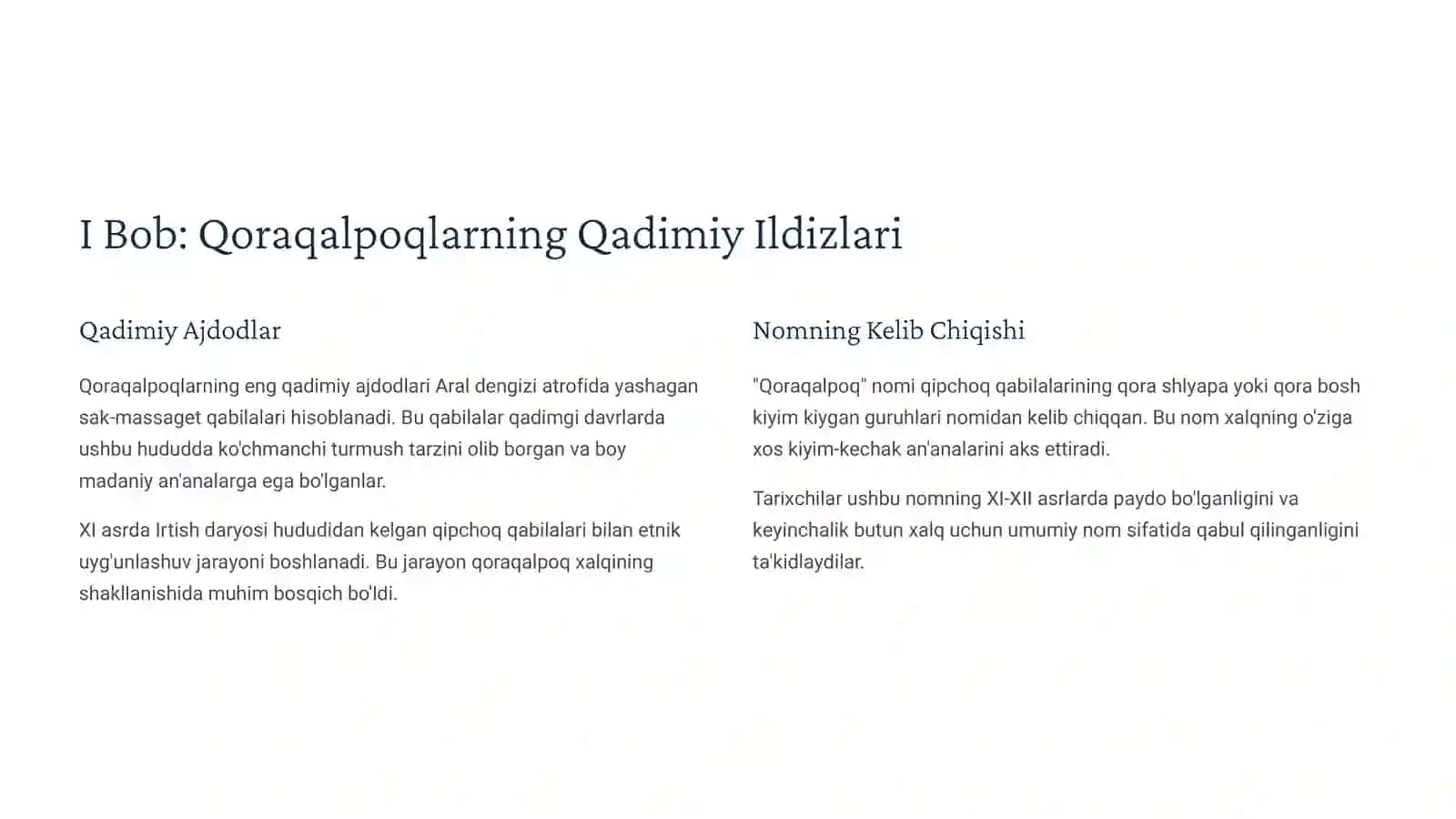 Qoraqalpoqlar 2