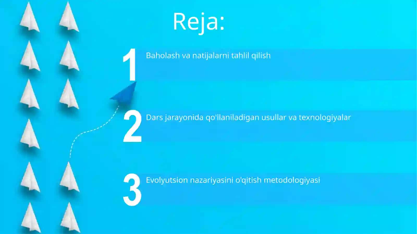 Evolutsion talimotni o‘qitish metodikasi 2
