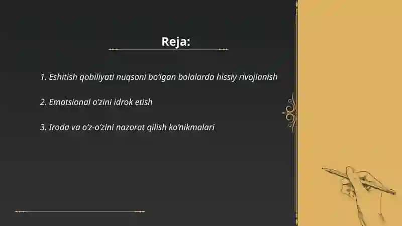 Eshitishida nuqsoni bo‘lgan bolalarning hissiy emotsional iroda sferasi 2