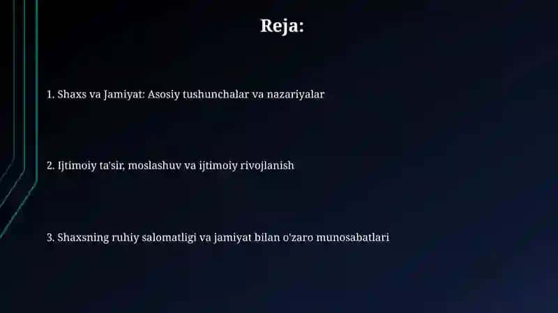 Shaxs va Jamiyat: Psixologik Mohiyat 2