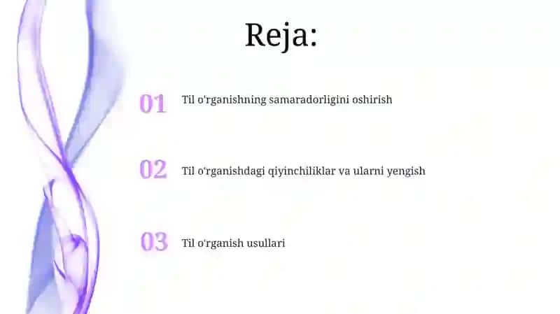 Til o'rganish 2