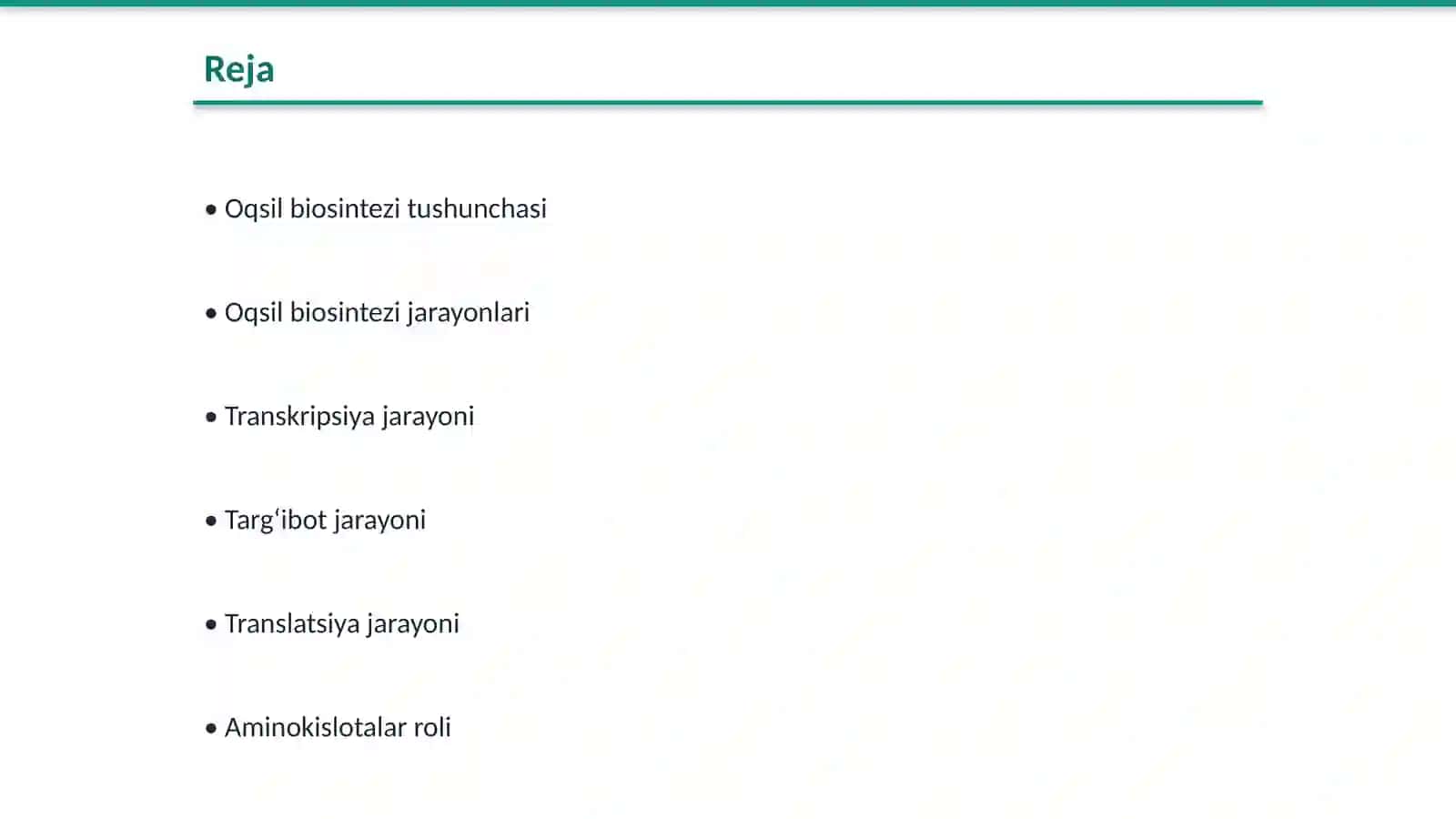 Oqsil biosintezi 2