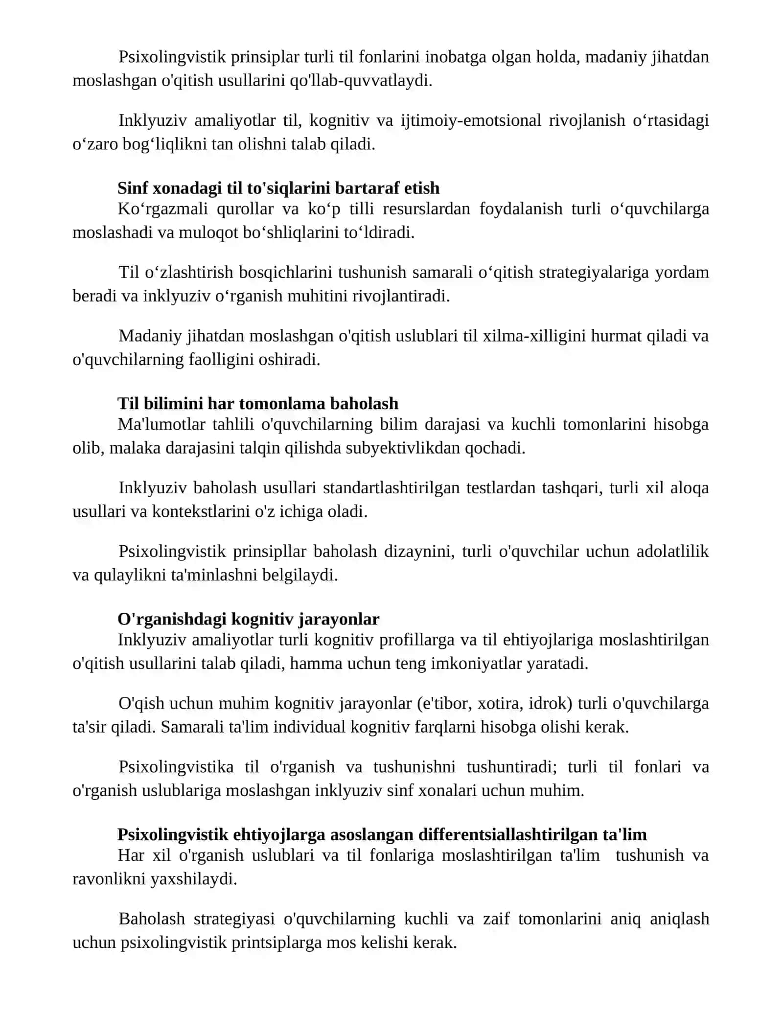 Psixolingvistik tushunchasini inkluziv ta'lim amalyotiga integratsiya qilish 2