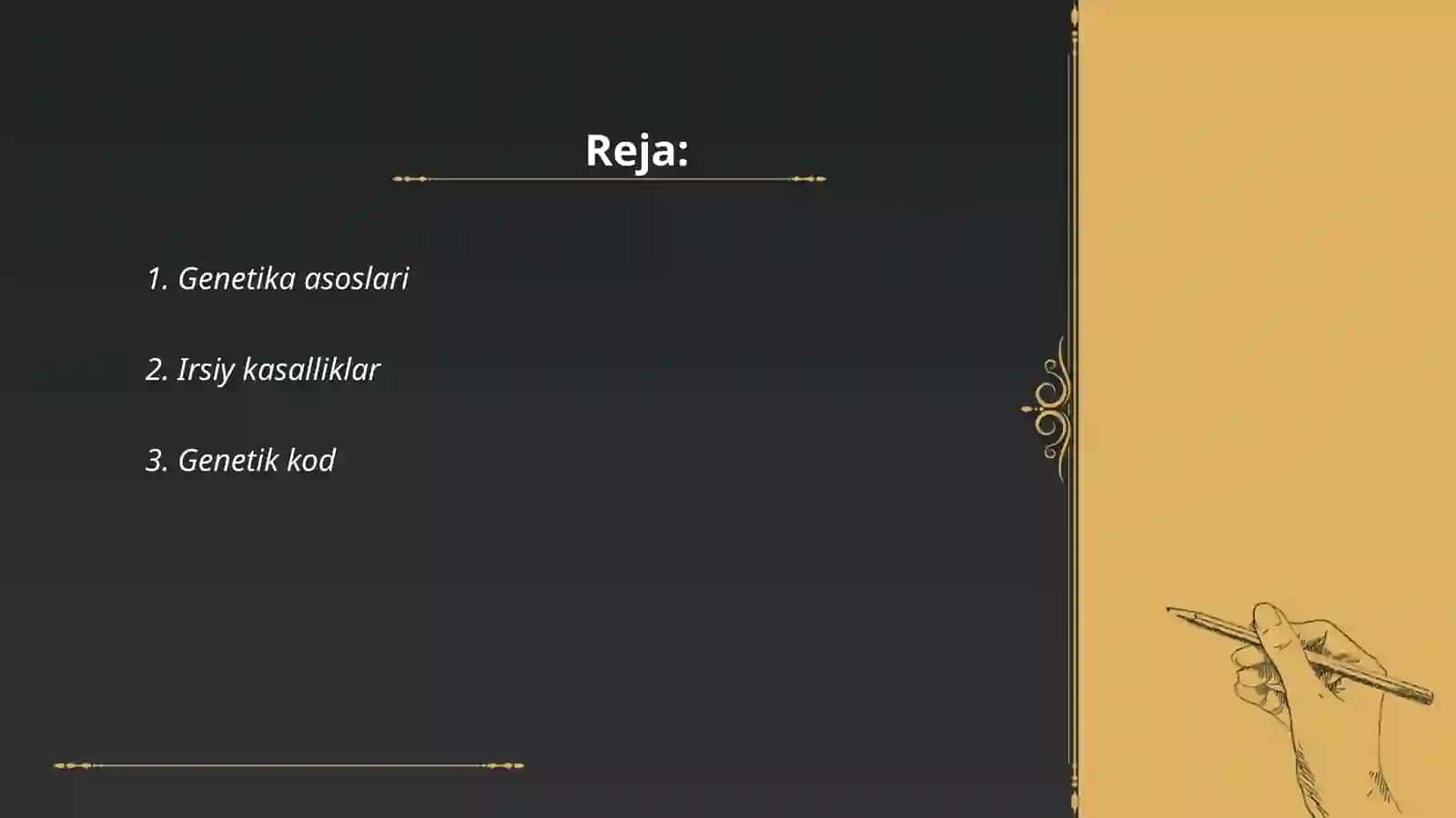 Yadroga bog'liq bo'lmagan irsiyat 2