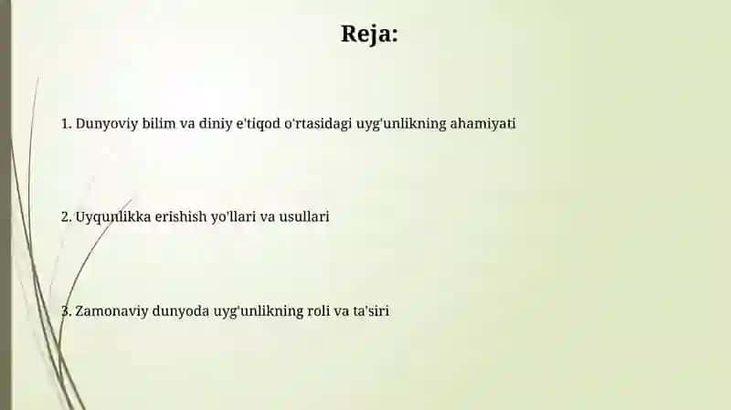 Zamonaviy dunyoda bilim va e'tiqodning o'zaro bog'liqligi 2