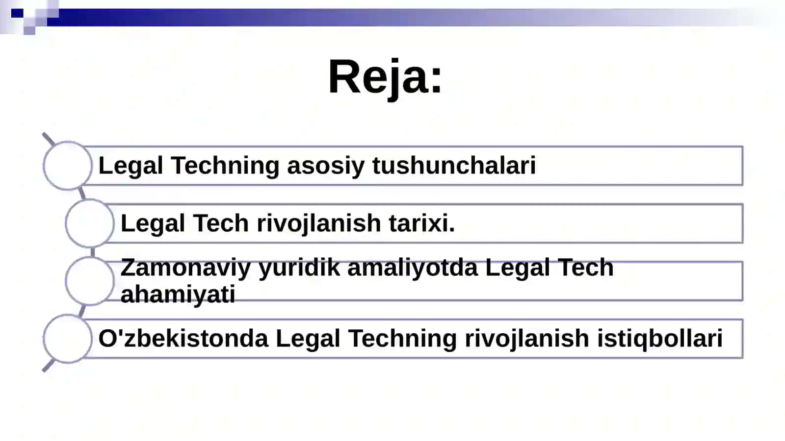 Legal Tech tushunchasi va uning zamonaviy yuridik amaliyotdagi o‘rni 2